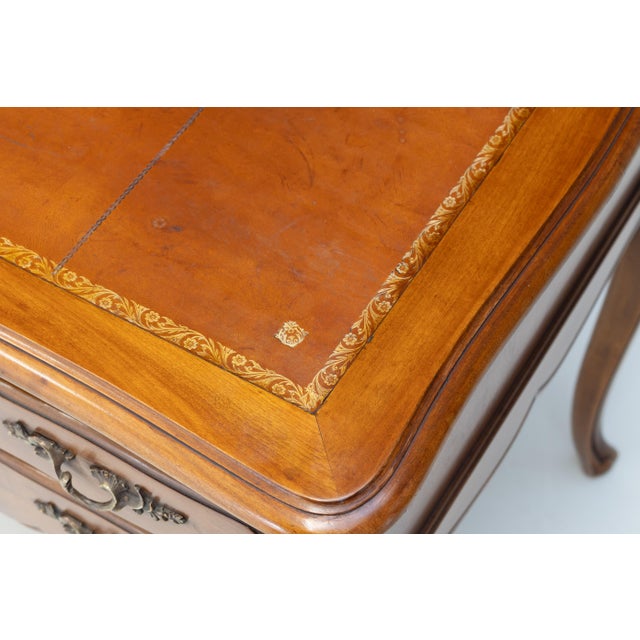 Brown Vintage Cherrywood Desk, 1930 For Sale - Image 8 of 9