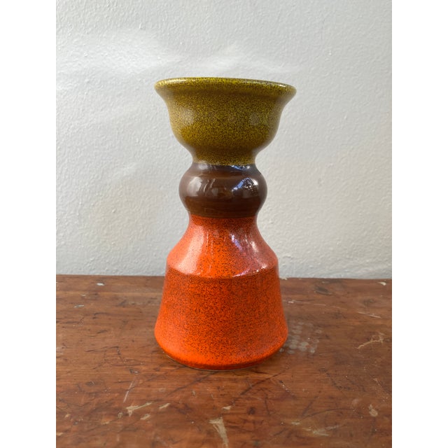Aldo Londi Rare Ceramic Candleholder by Aldo Londi/Bitossi for Rosenthal Netter, Burdines, 1960s For Sale - Image 4 of 10