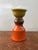 Aldo Londi Rare Ceramic Candleholder by Aldo Londi/Bitossi for Rosenthal Netter, Burdines, 1960s For Sale - Image 4 of 10