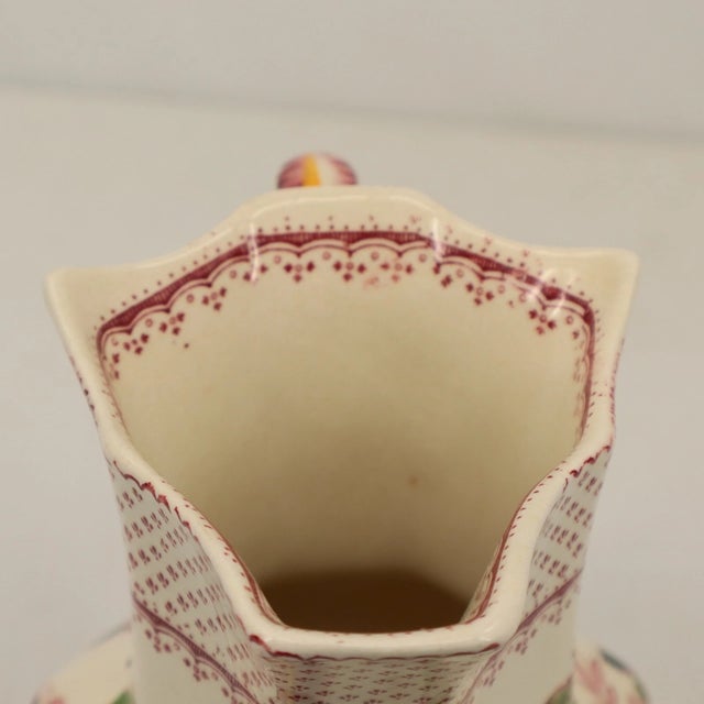 Mason's Ironstone Vintage Mason’s Paynsley Ironstone Hydra Jug England Floral Pitcher For Sale - Image 4 of 10