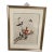 1970s Vintage Framed Asian Hand Embroidered Silk Art For Sale