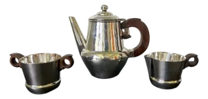 1940s Mexican Sterling Silver Coffee Tea Set William Spratling - Set of 3