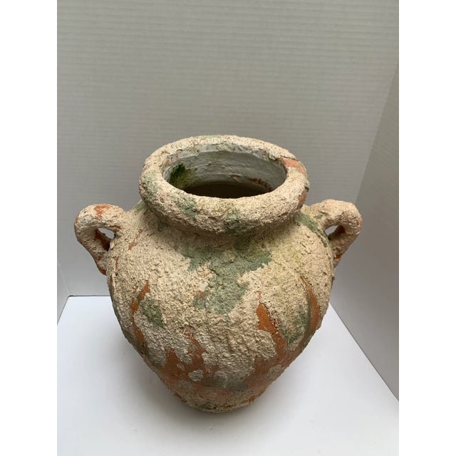 Large Earthy Rustic Tuscan Pottery Vase or Vessel For Sale In Sacramento - Image 6 of 10