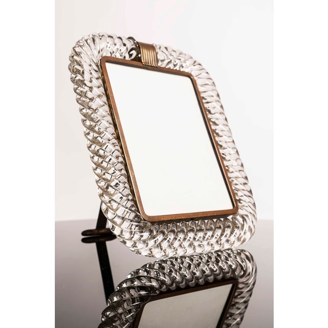 A Treccia Table Frame by Carlo Scarpa for Venini, Murano, 1930s For Sale - Image 11 of 11