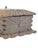 Wood Mid 20th Century American Folk Tramp Art Carved Wood Box With Geometric Lid For Sale - Image 7 of 13