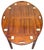 Oval Mahogany Butler's Tray on Stand, 1790s For Sale - Image 3 of 15