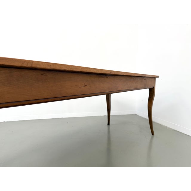 Farmhouse Table in Cherry Wood, 1880 For Sale - Image 17 of 18