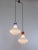 Blue White, Red and Blue Murano Glass Pendants by Massimo Vignelli for Venini, 1950s For Sale - Image 8 of 11