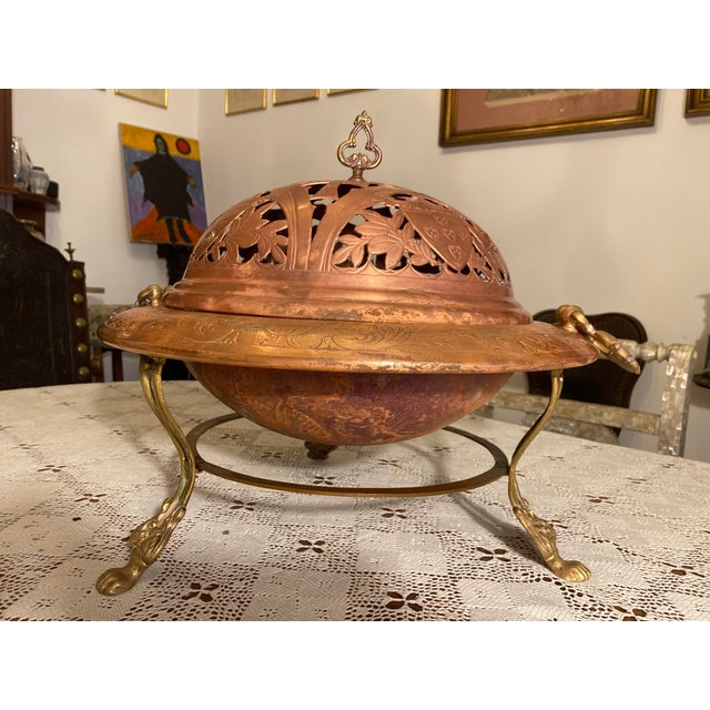 Vintage Copper Brazier, 1890s, Set of 3 For Sale - Image 17 of 18