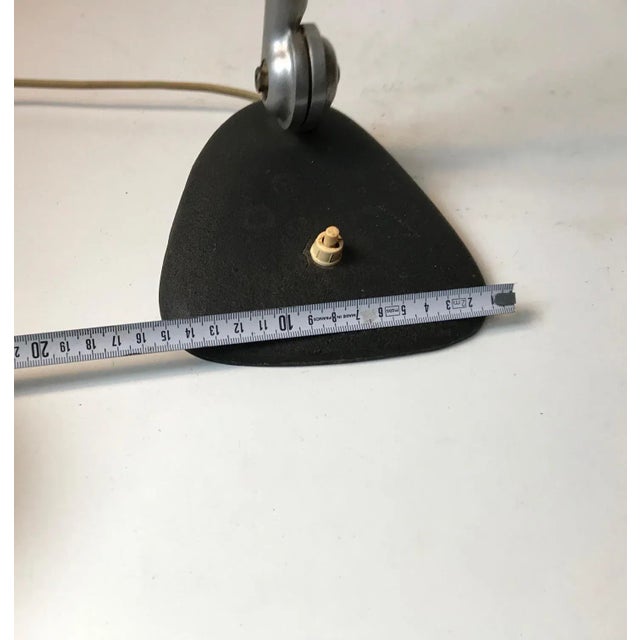 Metal Industrial Danish Desk Lamp from ASAS, 1940s For Sale - Image 7 of 9