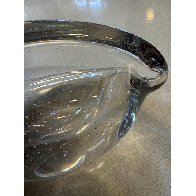 Vintage Leerdam Glass Ashtray by Copier, 1950s For Sale - Image 8 of 12