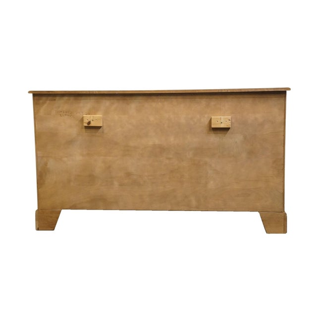 Ethan Allen Heirloom Nutmeg Maple Colonial Early American 62" Triple Door Dresser 10-5013 For Sale - Image 12 of 14