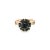2.07 Carat Salt and Pepper Diamond Rose Gold Ring Beautiful Black and White Diamond Floret Design statement ring. This is...