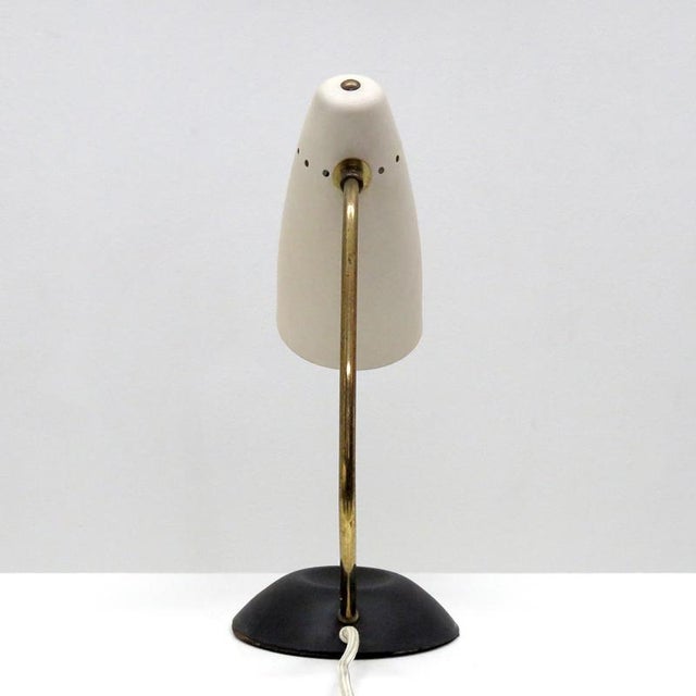 Metal Scandinavian Table Lamp, 1950 For Sale - Image 7 of 10