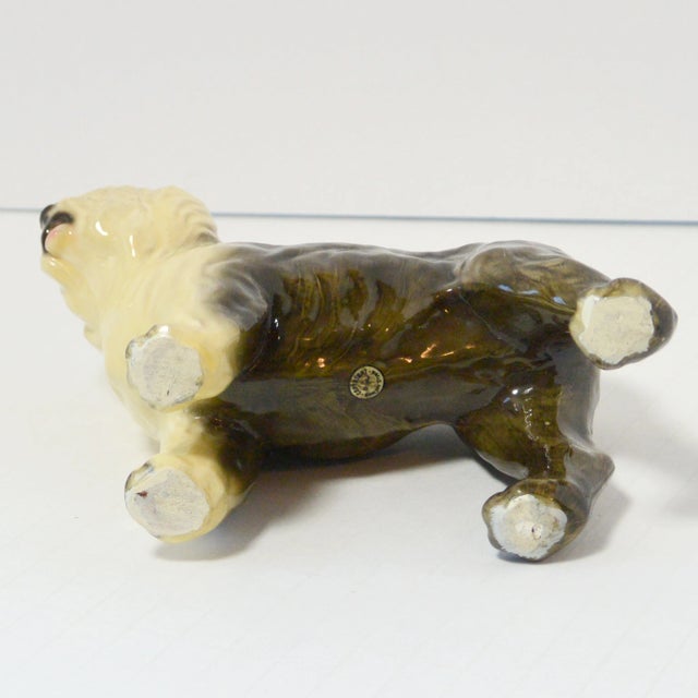 Ceramic 1930s English Sheepdog Figurine Mortens Studio For Sale - Image 7 of 8
