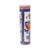 Small cylindrical vase made of porcelain with a colorful floral scene, elaborately decorated with patterns and floral...