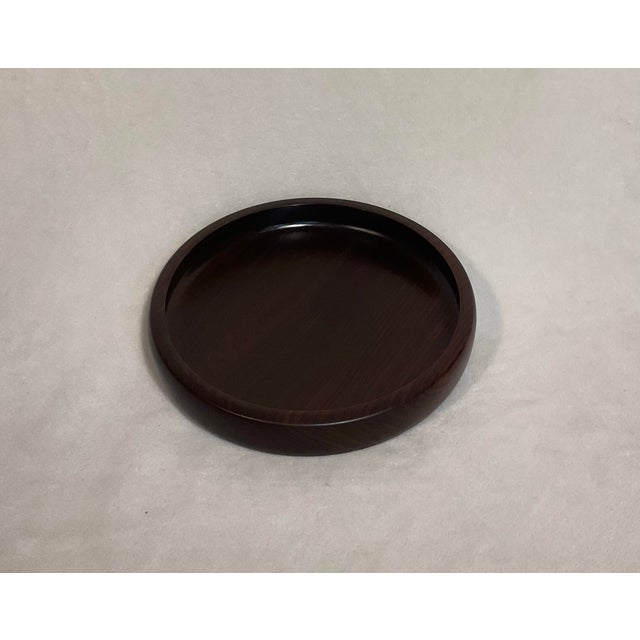 1960s Brazilian Rosewood Wood Turned Bowl For Sale - Image 4 of 12