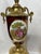 1980s Imperial Clock and Urn Set - Red Romeo and Juliet For Sale - Image 5 of 12
