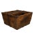Look at this primitive Antique Chinese Official Wooden Rice Measurement Bucket "Dou". It is 100 percent hand made and has...