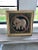 Black 1960s Burmese Elephant Kalaga Tapestry-Framed For Sale - Image 8 of 8
