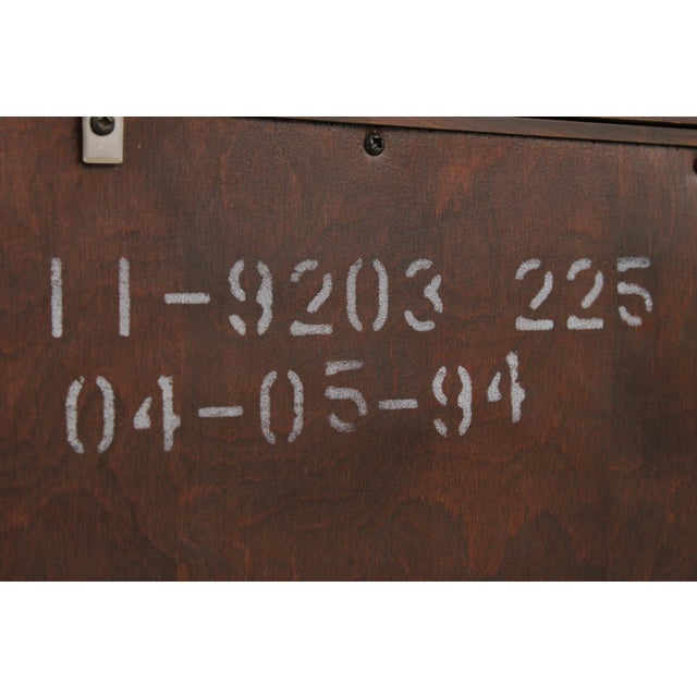 Ethan Allen Cherry Georgian Court 2 Piece Secretary Desk For Sale - Image 18 of 18