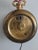 Mid 20th Century Vintage Brass Pocket Watch Style Electric Plug in Wall Clock For Sale - Image 5 of 11