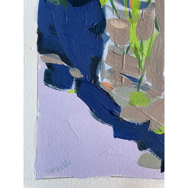 A fresh bouquet of flowers on my kitchen table just asking to be painted. Acrylic paint on watercolor paper using big...