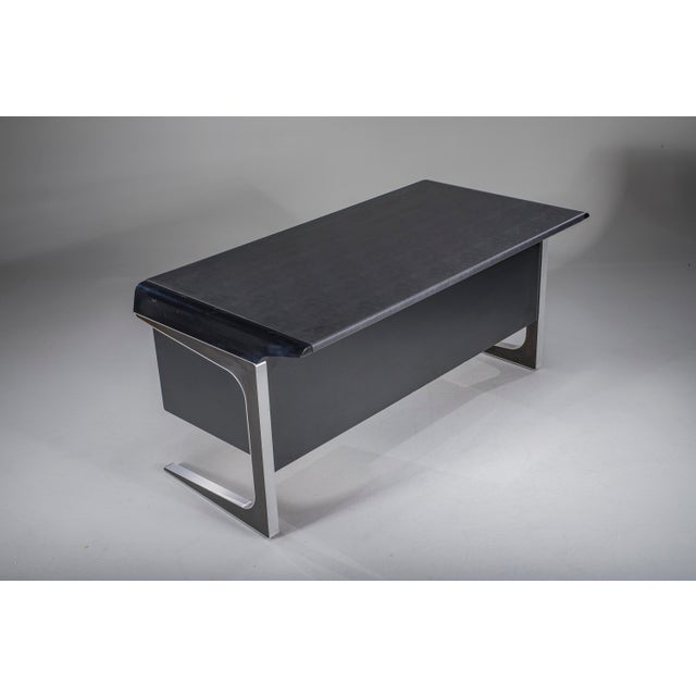 Wood Space Age Writing Desk by Alex Linder, Denmark, 1970s For Sale - Image 7 of 18