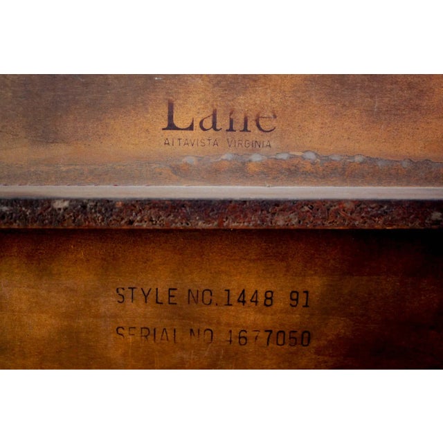 Lane Altavista Coastal Constructivist Cerused White Oak Walnut Coffee Table For Sale - Image 12 of 12