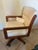 Mid Century Modern Oak Executive Office Swivel Chair For Sale In Phoenix - Image 6 of 9