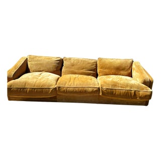 Vintage 4-Seater Sofa by Poltrona Frau, 1980s For Sale