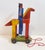 Blas Castagna, Blas Castagna Hand Painted Wooden Constructivist Sculpture Toy Horse Carved Wood For Sale - Image 10 of 10