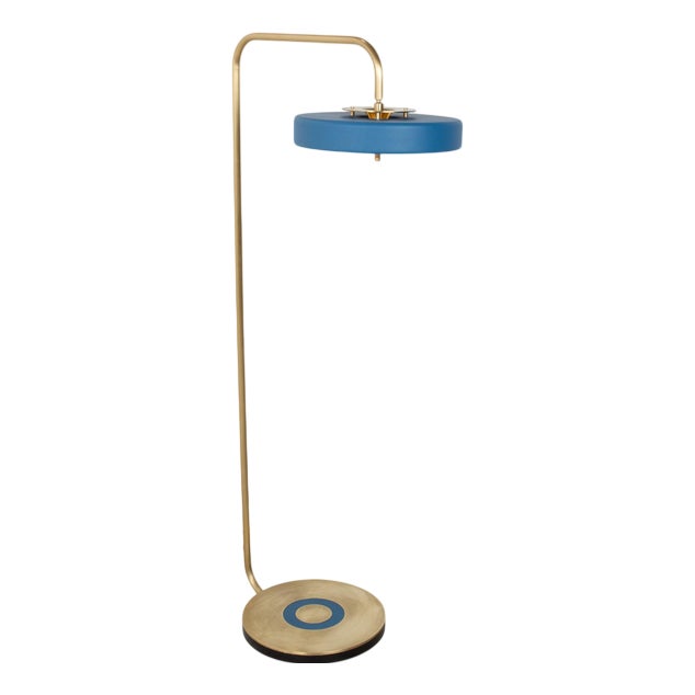 Revolve Floor Lamp Gold from Bert Frank For Sale