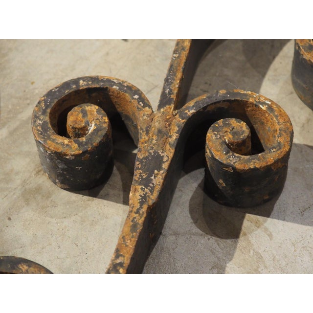 More information coming soon… This fascinating set of wrought iron scrolled elements once graced the edifice of a French...