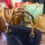 A 1990s Iconic Gucci Bamboo Navy Blue Suede Leather Hand Bag For Sale - Image 17 of 18