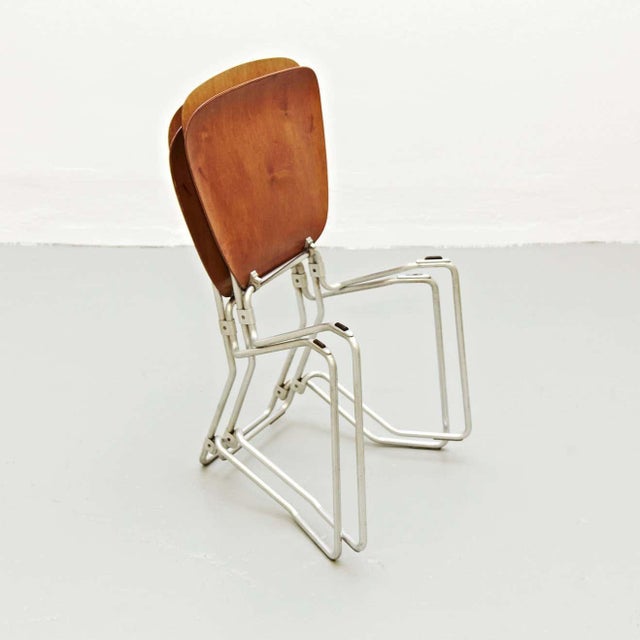 Set of Aluflex Chairs by Armin Wirth For Sale - Image 4 of 12