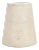 Italian Pale Cream Solid Architectural Marble Cone Form For Sale