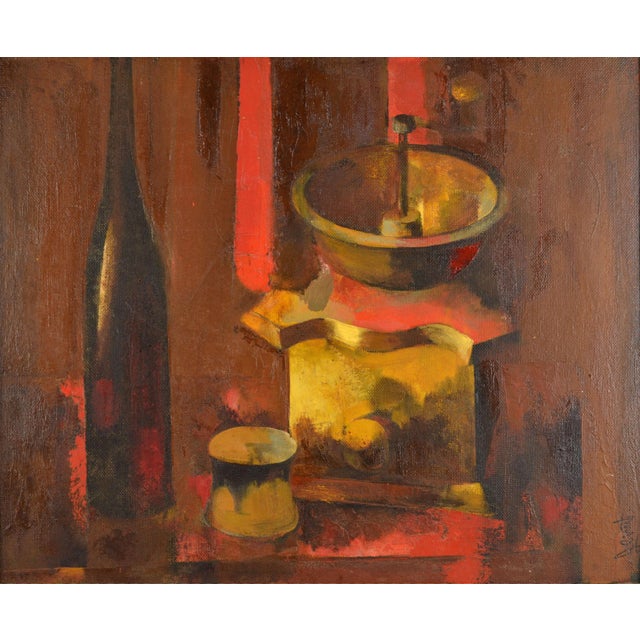 Janis Zemitis, Still Life, 1990, Oil on Canvas For Sale - Image 8 of 8