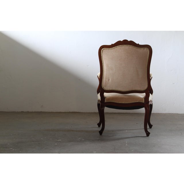 Beige Antique Danish Lounge Chairs, 1900s, Set of 4 For Sale - Image 8 of 18