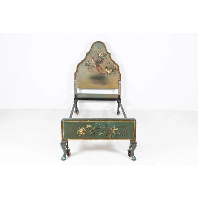 Country House Hand Painted Single Bedstead For Sale - Image 3 of 16