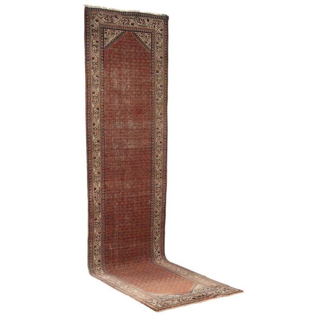 Textile Middle Eastern Mir Serabend Rug For Sale - Image 7 of 7