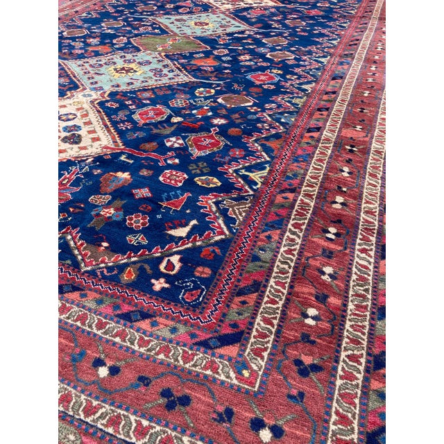 Vintage Afshar Rug, 1940s For Sale - Image 9 of 18