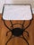 Black Art Deco Iron and Marble Industrial Table for Kitchen, Bathroom, Patio, 1930s For Sale - Image 8 of 17