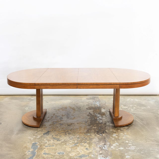 1980s 1980s Post-Modern Neo-Classic Pedestal Table Attributed to Michael Taylor for Baker For Sale - Image 5 of 13