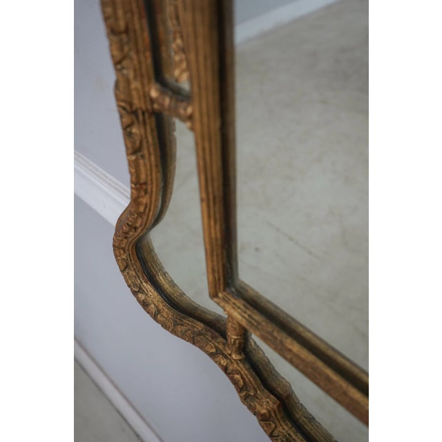 Gold Labarge Vintage Italian Gold Decorator Mirror For Sale - Image 8 of 12
