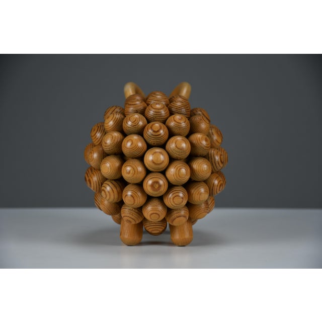 Aarikka Kaija, Passi Aries Sculpture, 1973, Wood For Sale - Image 4 of 14