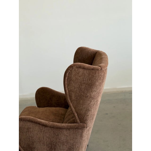 Brown Duplus Lounge Chairs - Pair For Sale - Image 8 of 14