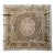 Neutral Tan Uzbekistan Suzani Embroidered Wall Hanging 4' X 4'9'' For Sale