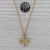 2010s 0.24ctw Yellow Diamond Pendant Necklace 14k Gold Convertible Shape Magnetic For Sale - Image 5 of 7