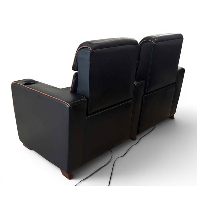 Leathercraft 2 or 3 Seat Theater Seating For Sale - Image 10 of 17